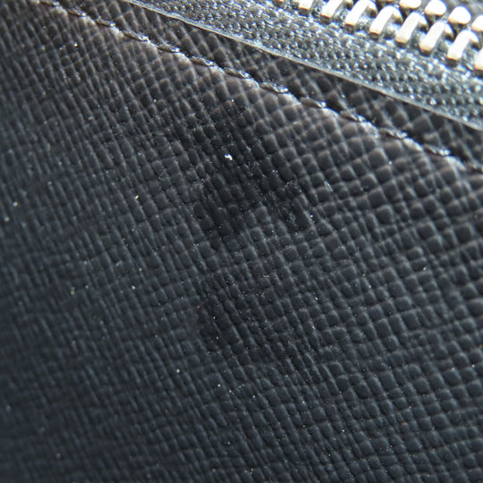 LOUIS VUITTON business bag M61698 Monogram Eclipse black Zippy XL mens Used Authentic