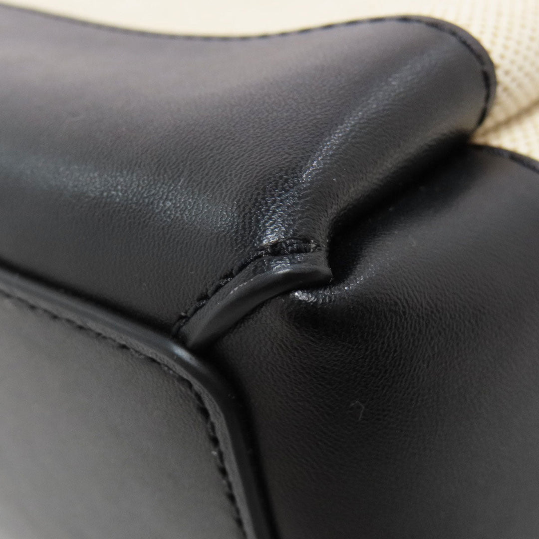 MICHAEL KORS Handbag canvas black 2WAY Women Used Authentic