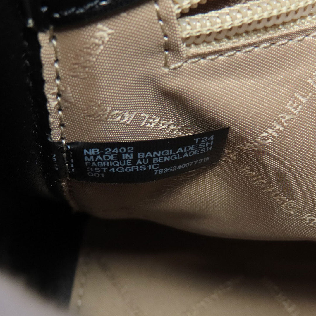 MICHAEL KORS Handbag canvas black 2WAY Women Used Authentic