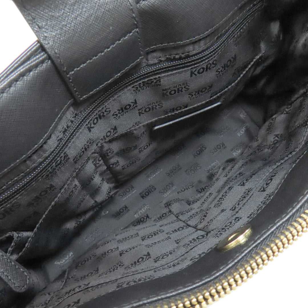 MICHAEL KORS Handbag leather black 2WAY Women Used Authentic
