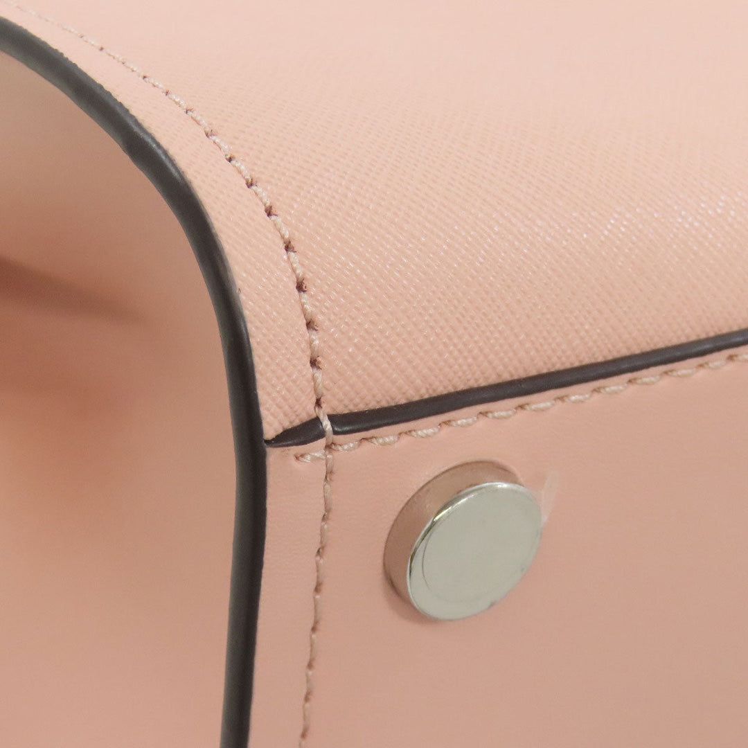 MICHAEL KORS Handbag leather pink 2WAY Women Used Authentic