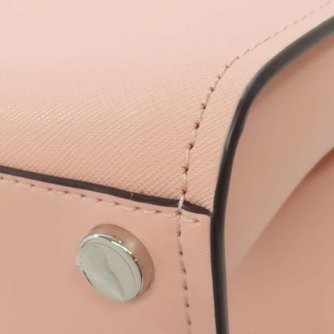 MICHAEL KORS Handbag leather pink 2WAY Women Used Authentic