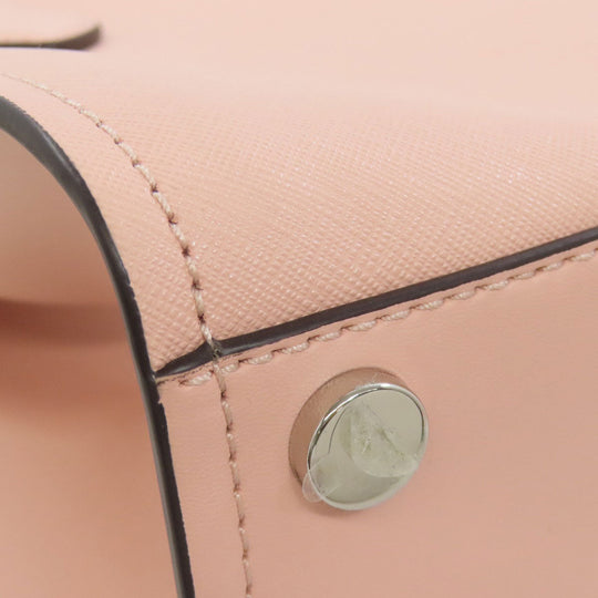 MICHAEL KORS Handbag leather pink 2WAY Women Used Authentic