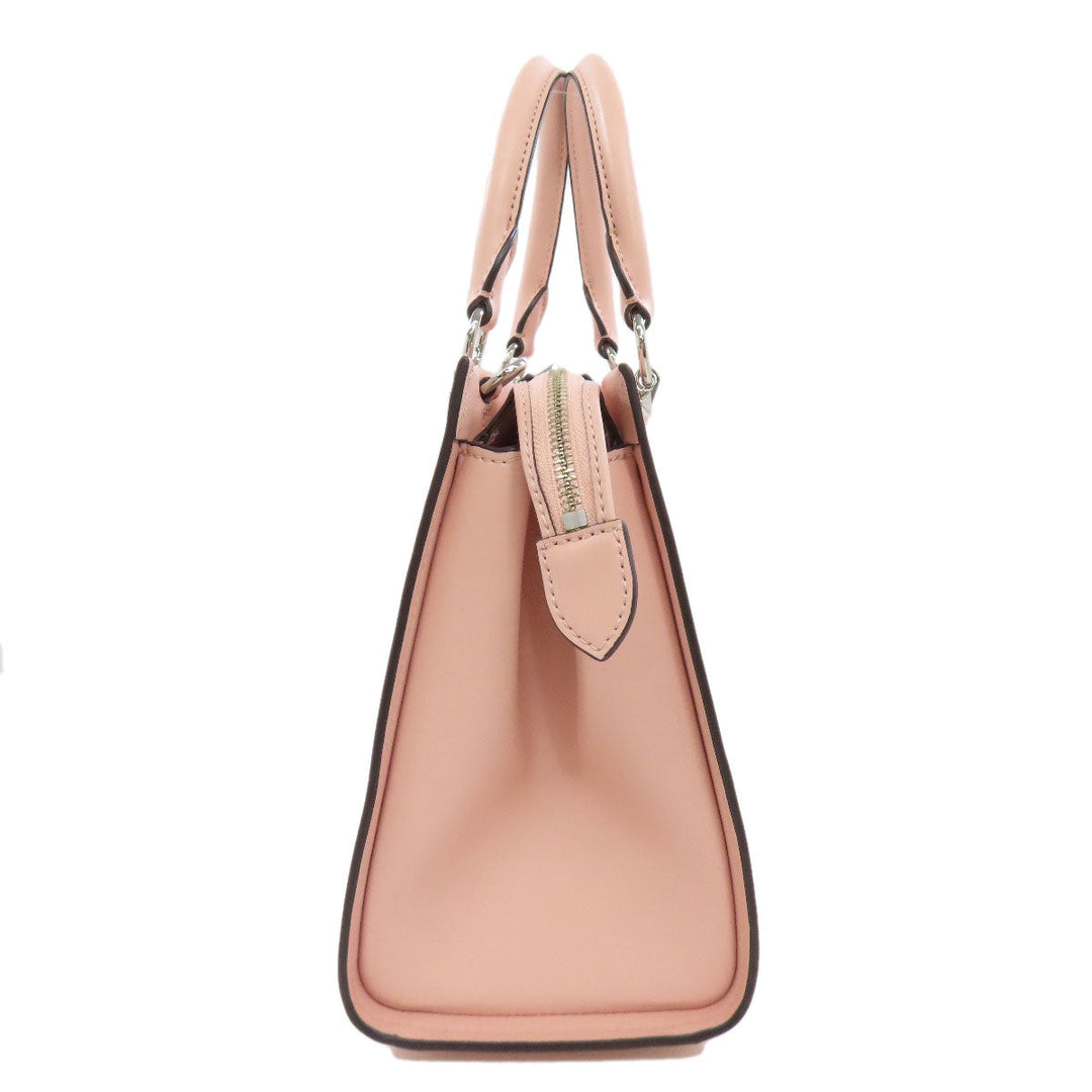 MICHAEL KORS Handbag leather pink 2WAY Women Used Authentic
