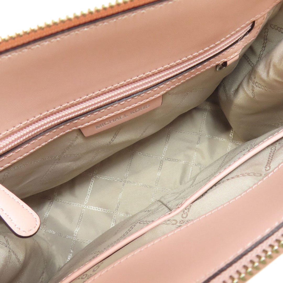 MICHAEL KORS Handbag leather pink 2WAY Women Used Authentic