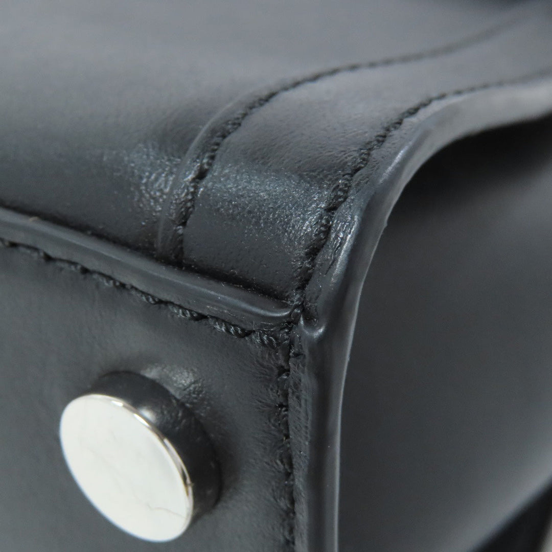 MICHAEL KORS Handbag leather black 2WAY Women Used Authentic