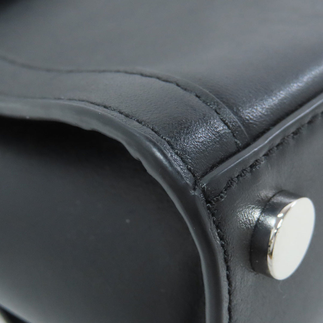 MICHAEL KORS Handbag leather black 2WAY Women Used Authentic