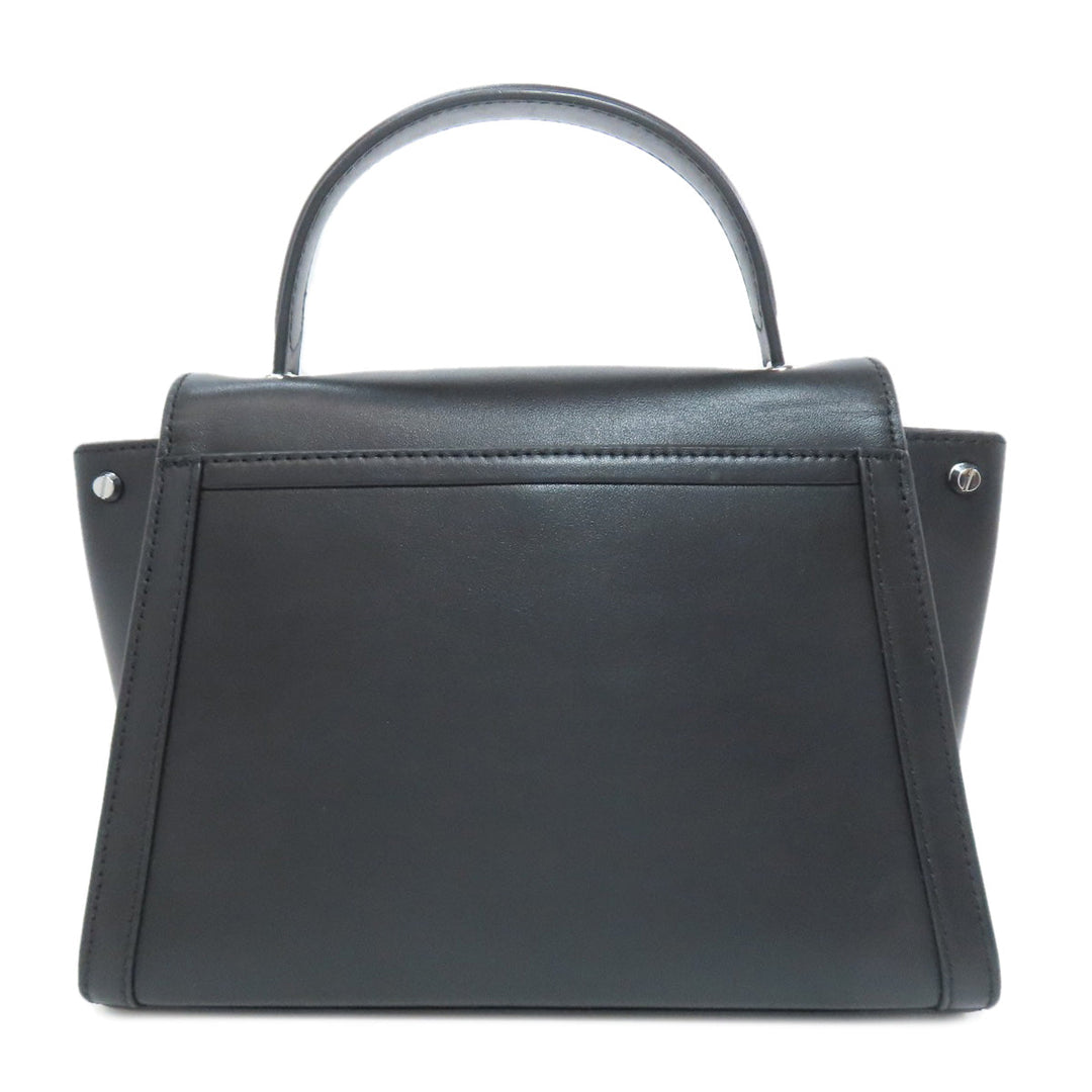 MICHAEL KORS Handbag leather black 2WAY Women Used Authentic