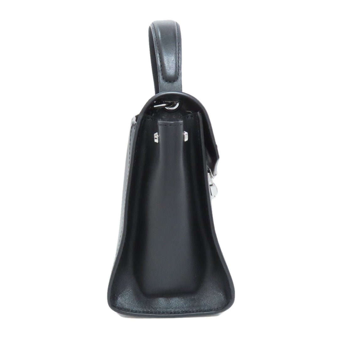 MICHAEL KORS Handbag leather black 2WAY Women Used Authentic