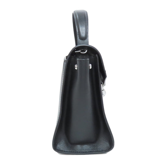 MICHAEL KORS Handbag leather black 2WAY Women Used Authentic