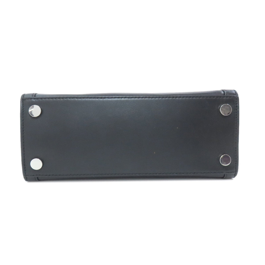 MICHAEL KORS Handbag leather black 2WAY Women Used Authentic