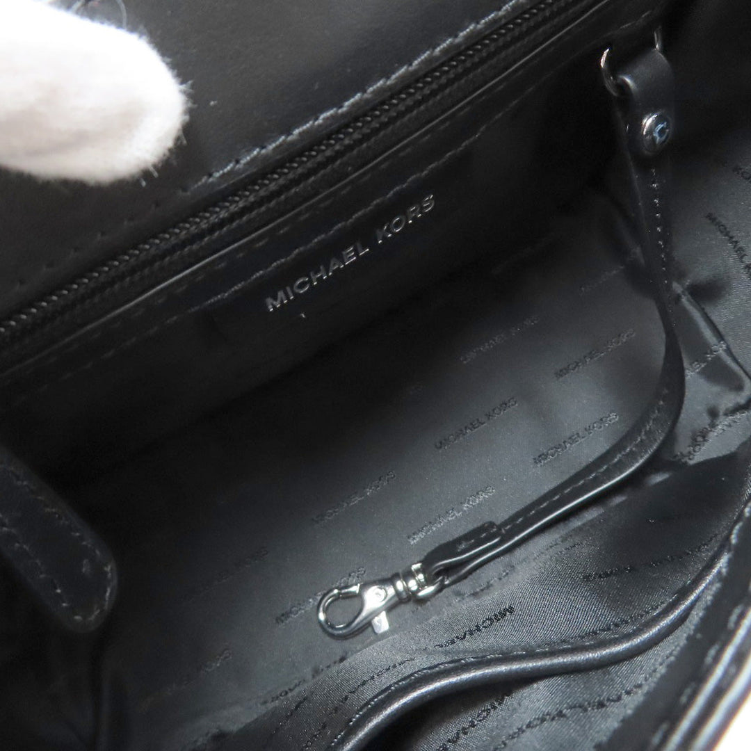 MICHAEL KORS Handbag leather black 2WAY Women Used Authentic
