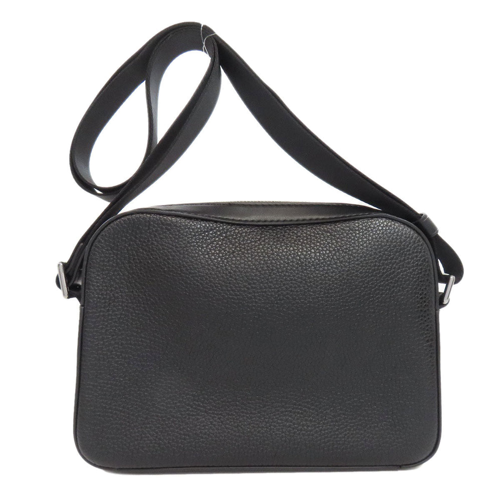 MICHAEL KORS Shoulder Bag leather black logo Women Used Authentic
