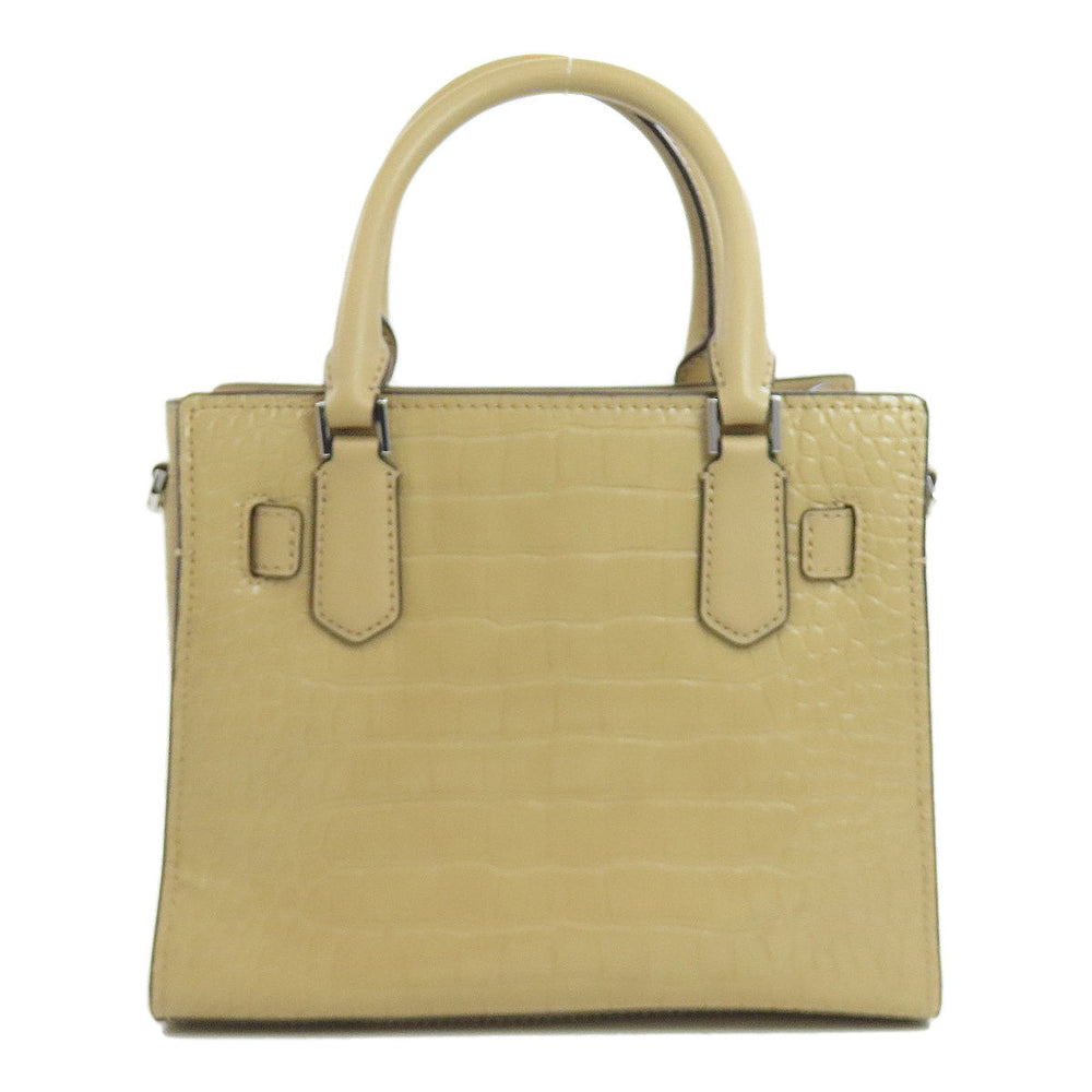 MICHAEL KORS Handbag leather Brown Embossed 2WAY