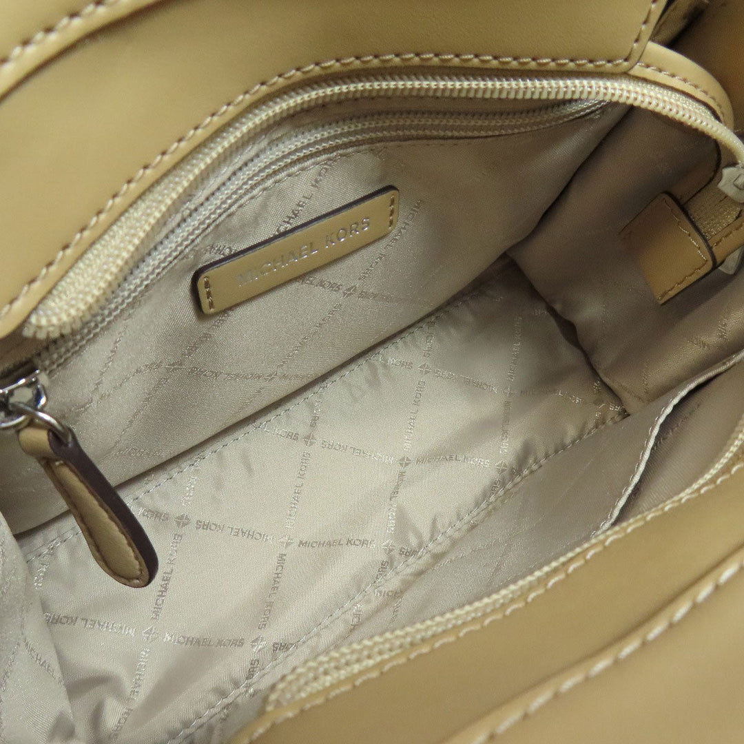 MICHAEL KORS Handbag leather Brown Embossed 2WAY