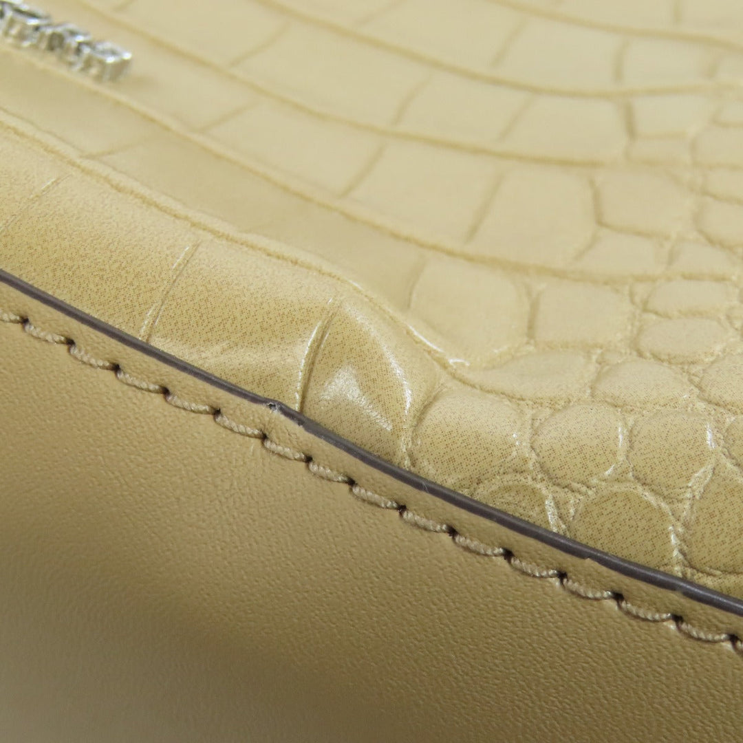 MICHAEL KORS Handbag leather Brown Embossed 2WAY