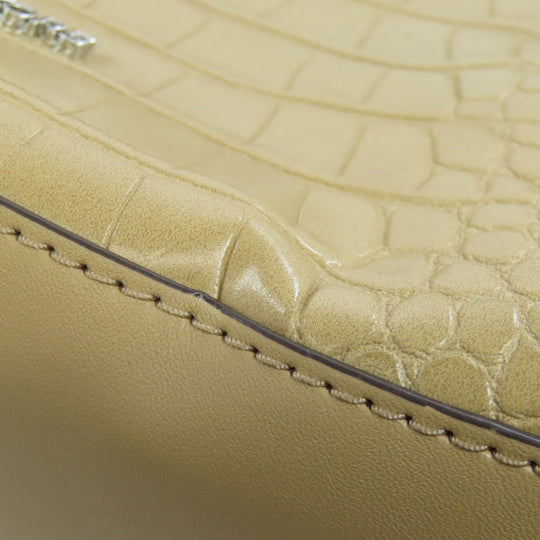 MICHAEL KORS Handbag leather Brown Embossed 2WAY