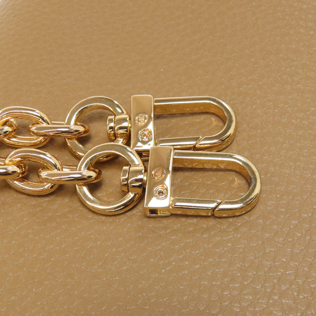 MICHAEL KORS Handbag leather Brown 2WAY Women Used Authentic