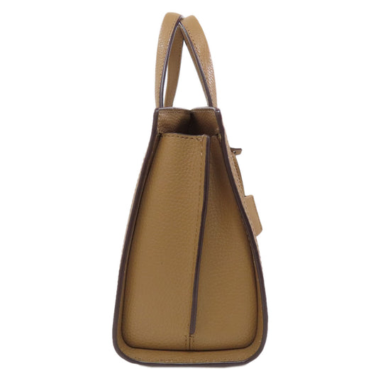 MICHAEL KORS Handbag leather Brown 2WAY Women Used Authentic