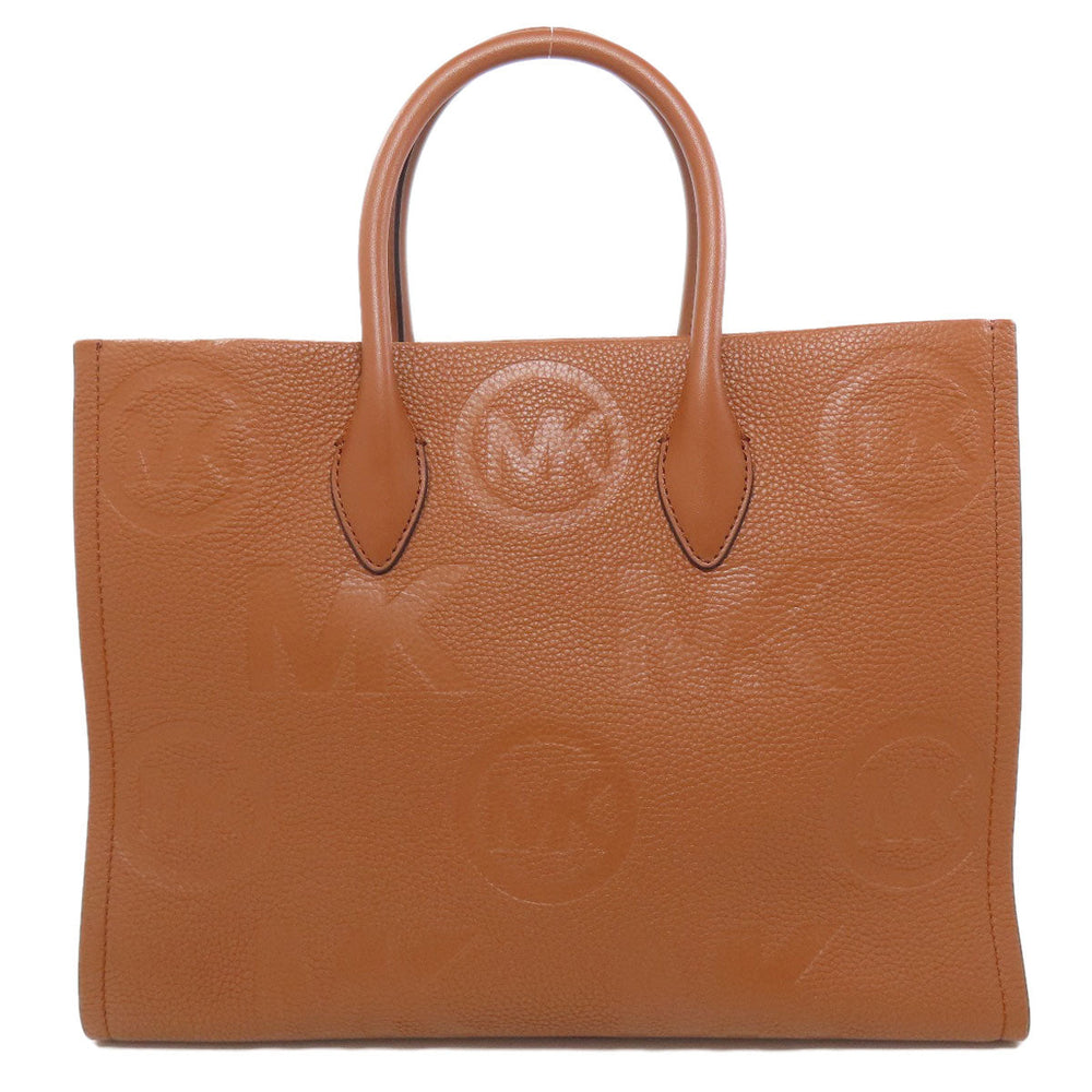 MICHAEL KORS Tote Bag leather Brown 2WAY Women Used Authentic
