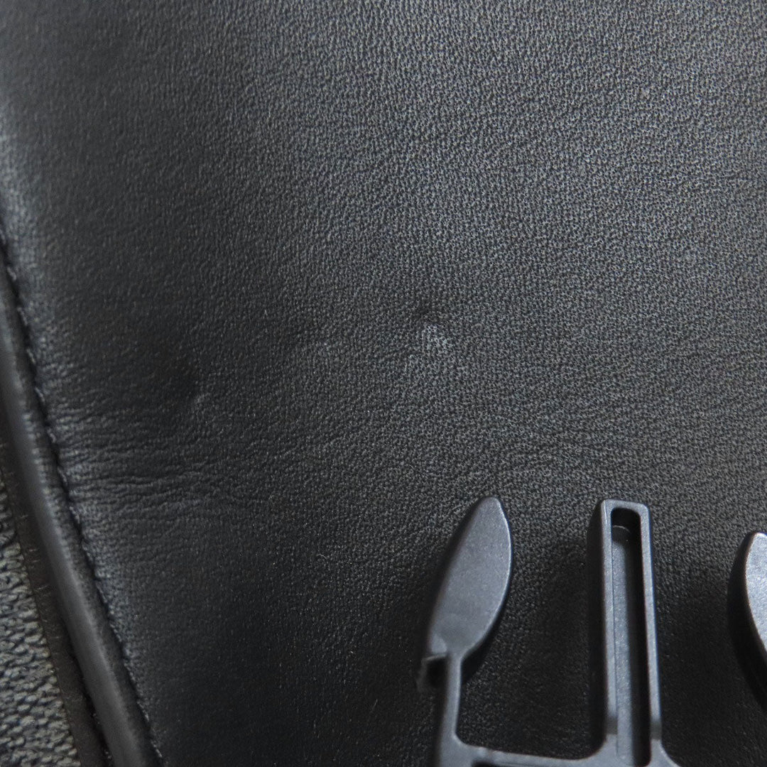 COACH Shoulder Bag C3747 PVC black Truck Crossbody