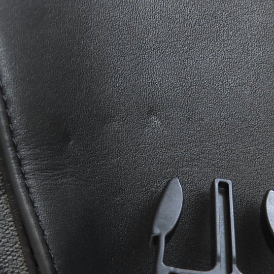 COACH Shoulder Bag C3747 PVC black Truck Crossbody