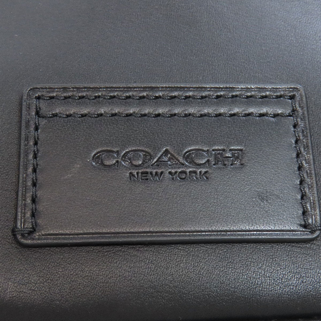 COACH Shoulder Bag C3747 PVC black Truck Crossbody