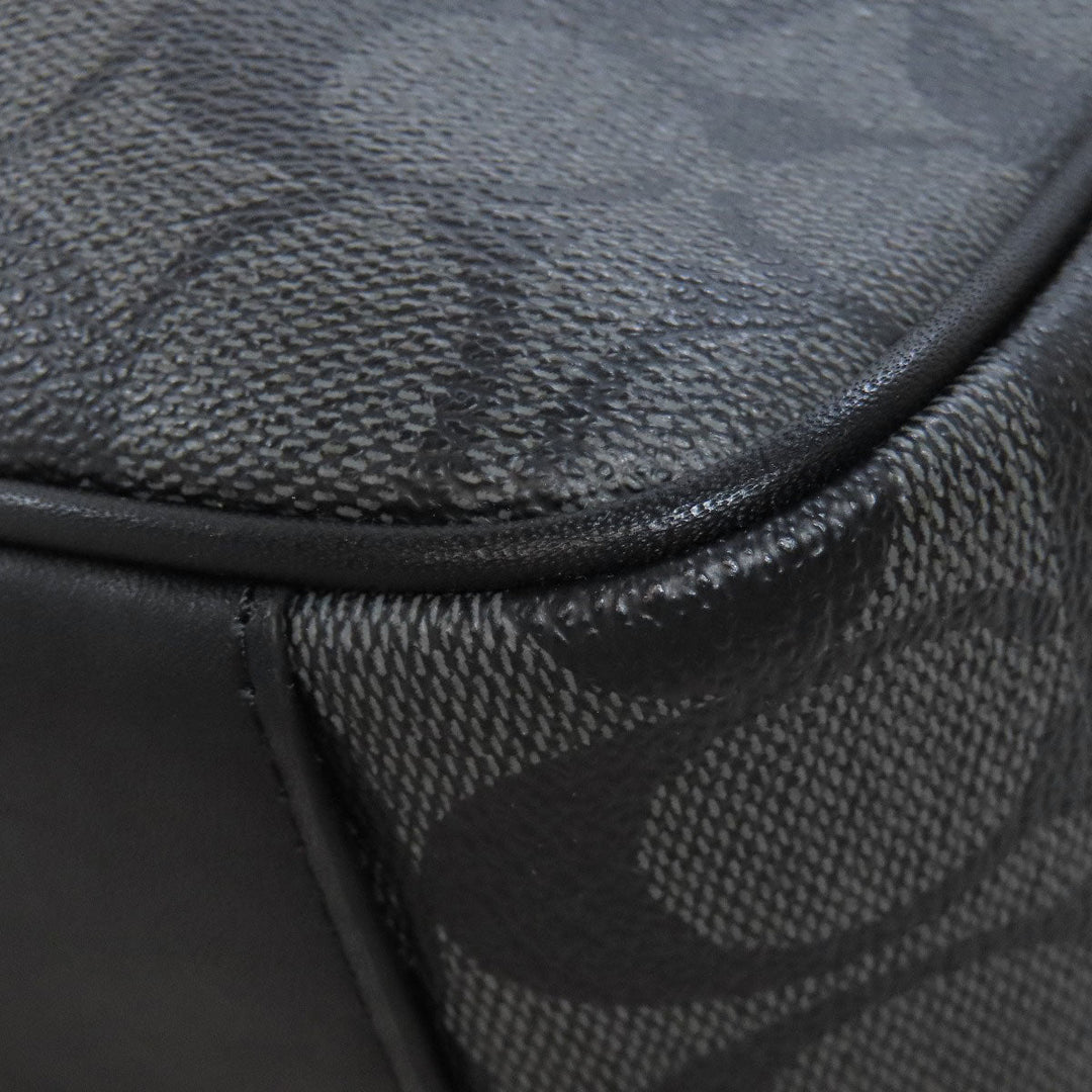 COACH Shoulder Bag C3747 PVC black Truck Crossbody