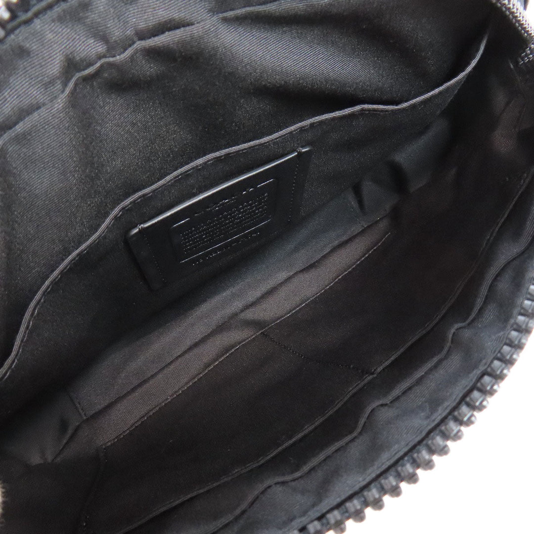 COACH Shoulder Bag C3747 PVC black Truck Crossbody