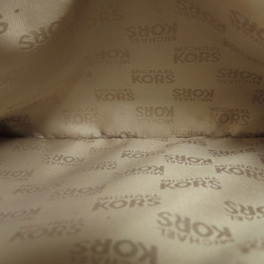 MICHAEL KORS Handbag leather Brown Studs 2WAY Women Used Authentic