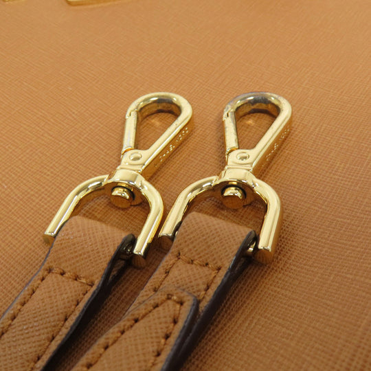 MICHAEL KORS Handbag leather Brown Studs 2WAY Women Used Authentic