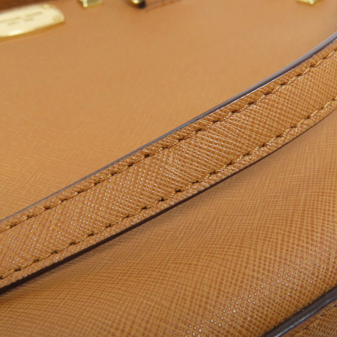 MICHAEL KORS Handbag leather Brown Studs 2WAY Women Used Authentic