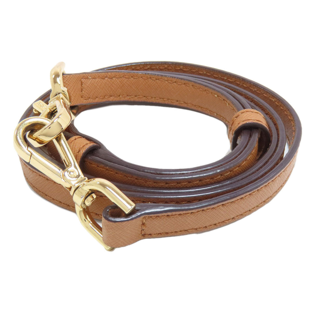 MICHAEL KORS Handbag leather Brown Studs 2WAY Women Used Authentic