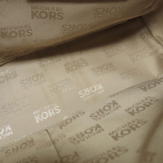 MICHAEL KORS Handbag leather Brown Studs 2WAY Women Used Authentic