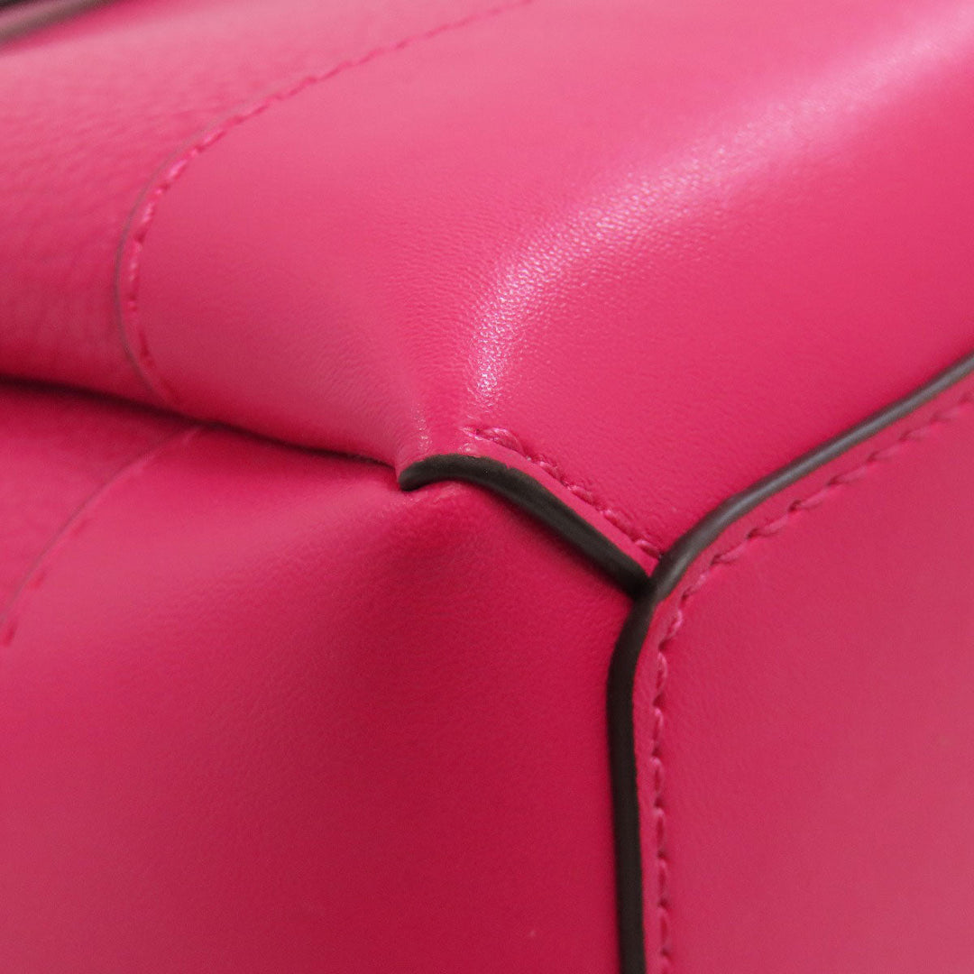 MICHAEL KORS Handbag leather pink 2WAY Women Used Authentic