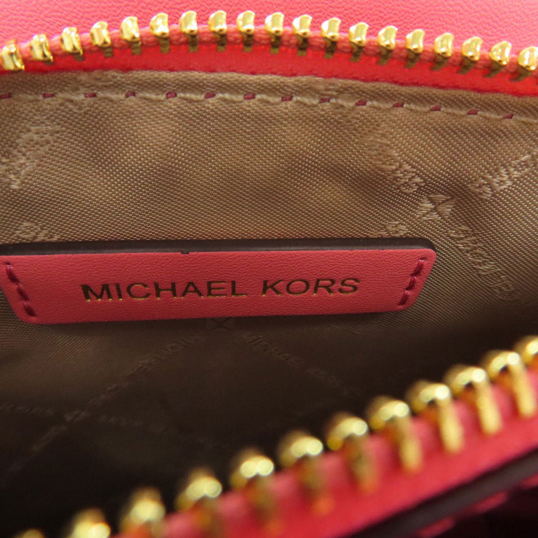 MICHAEL KORS Handbag canvas white 2WAY Women Used Authentic