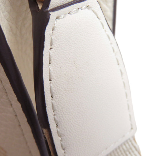MICHAEL KORS Handbag leather white 2WAY Women Used Authentic