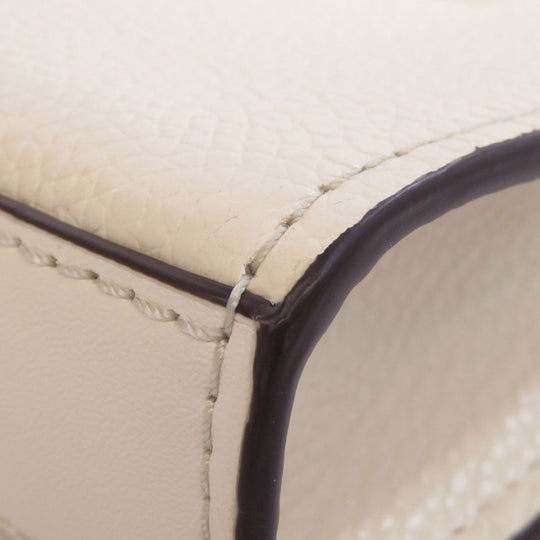MICHAEL KORS Handbag leather white 2WAY Women Used Authentic
