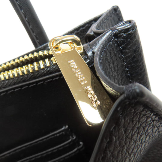 MICHAEL KORS Handbag leather black 2WAY Women Used Authentic