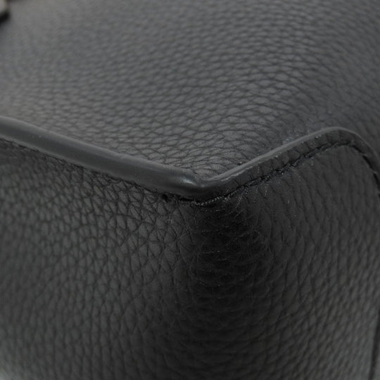 MICHAEL KORS Handbag leather black 2WAY Women Used Authentic