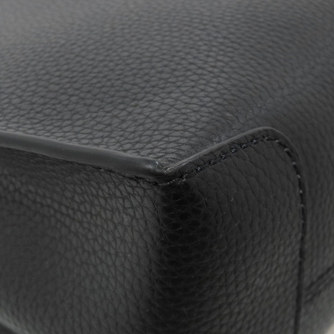 MICHAEL KORS Handbag leather black 2WAY Women Used Authentic