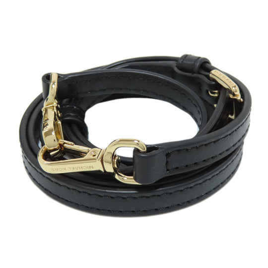 MICHAEL KORS Handbag leather black 2WAY Women Used Authentic