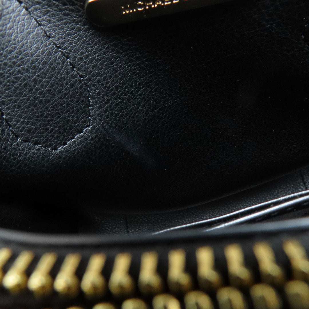 MICHAEL KORS Handbag leather black 2WAY Women Used Authentic