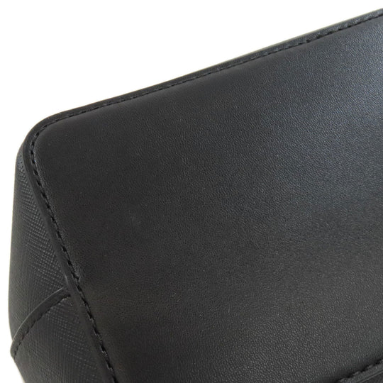 MICHAEL KORS Handbag leather black 2WAY Women Used Authentic