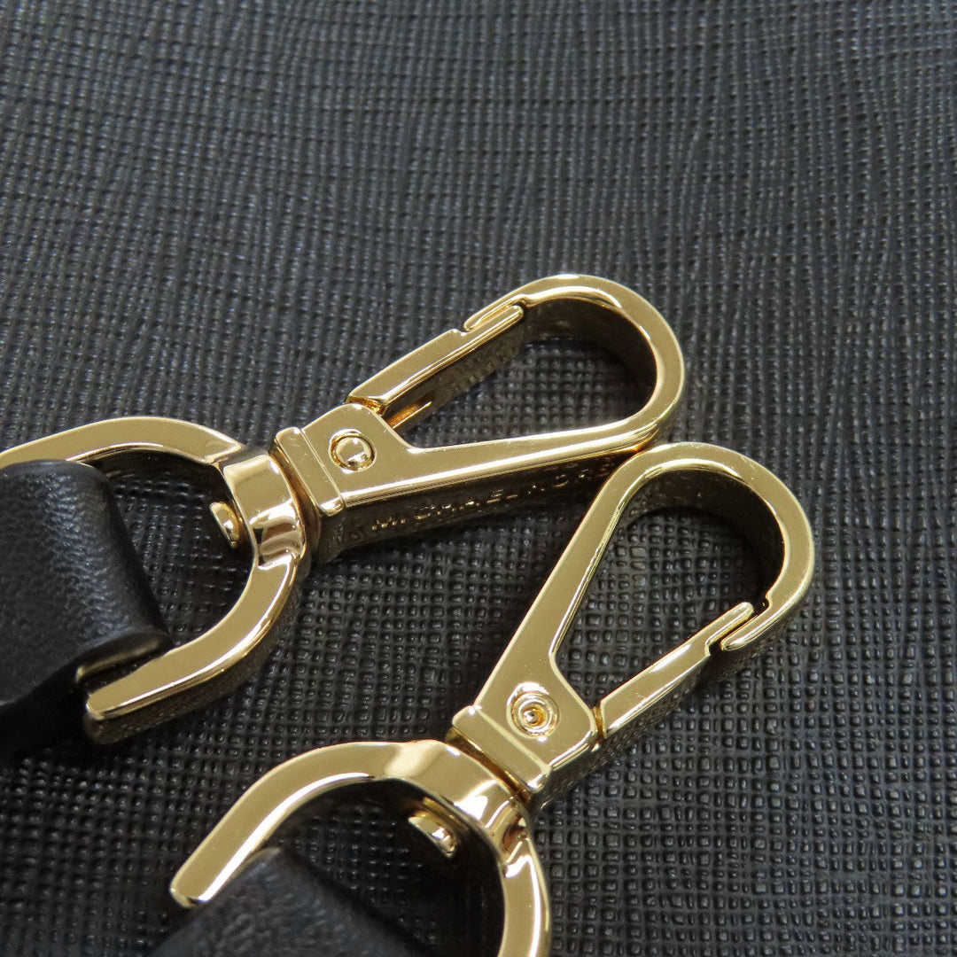 MICHAEL KORS Handbag leather black 2WAY Women Used Authentic