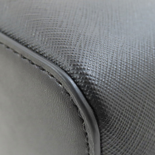 MICHAEL KORS Handbag leather black 2WAY Women Used Authentic