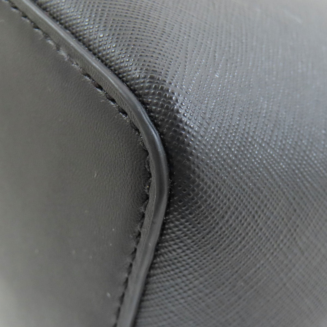 MICHAEL KORS Handbag leather black 2WAY Women Used Authentic