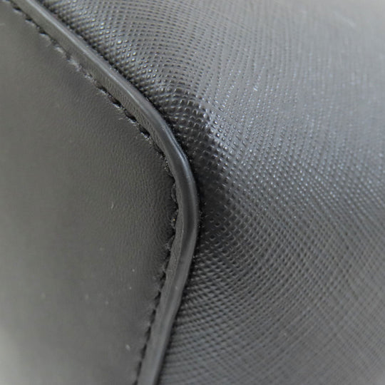 MICHAEL KORS Handbag leather black 2WAY Women Used Authentic