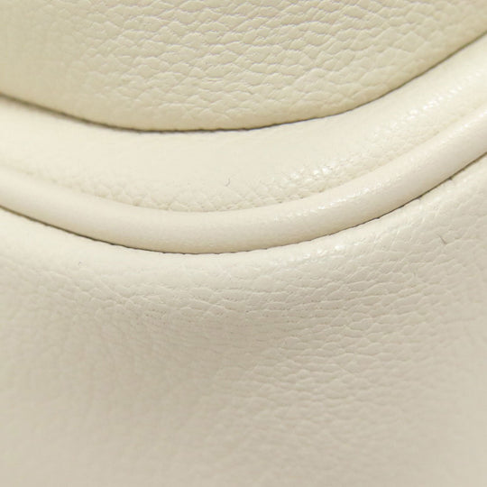 MICHAEL KORS Shoulder Bag leather white logo Women Used Authentic