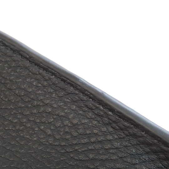 MICHAEL KORS Shoulder Bag leather black logo Women Used Authentic